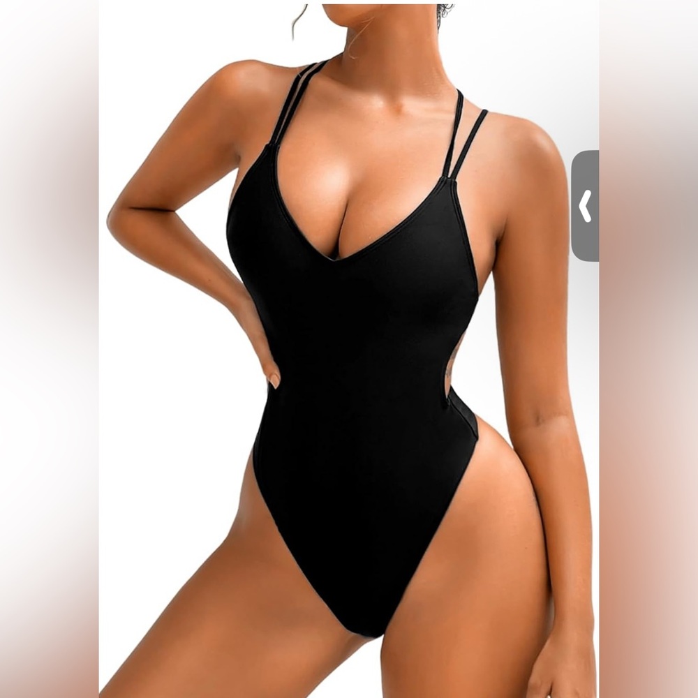 Nwot Sexy Swimsuit for Women,Backless Scrunch Butt High Cut Monokini (AT69)